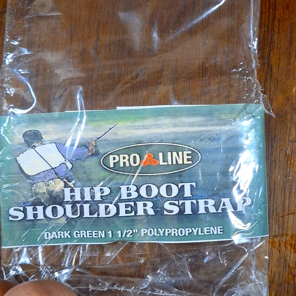 Pro line hip boot shoulder strap dark green 1 1/2 prolypropylene - Picture 1 of 4
